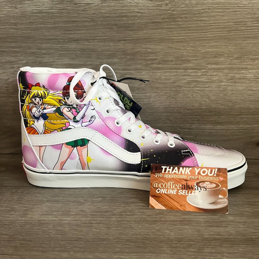 Vans Sailor Moon Sk8-Hi Pretty Guardians High Tops Men's NWOB - Picture 7 of 11